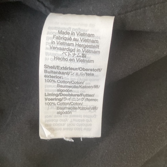 J. Crew Medium Peplum Top Black Short Sleeve Button Front Blouse - Picture 4 of 4